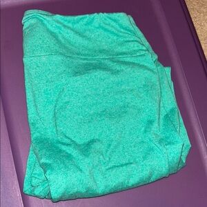 Lularoe heathered green leggings